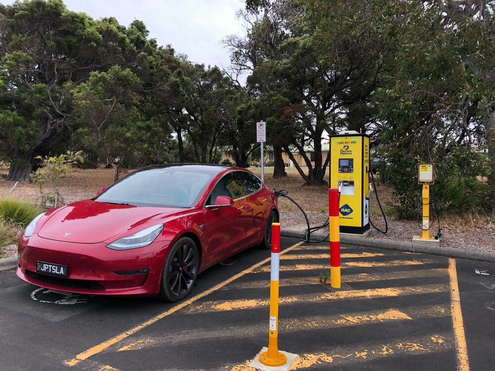 tesla road trip australia