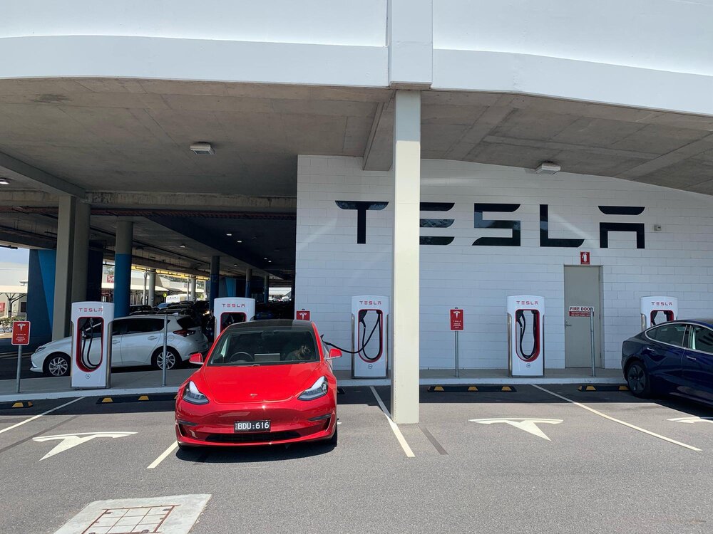 tesla road trip australia