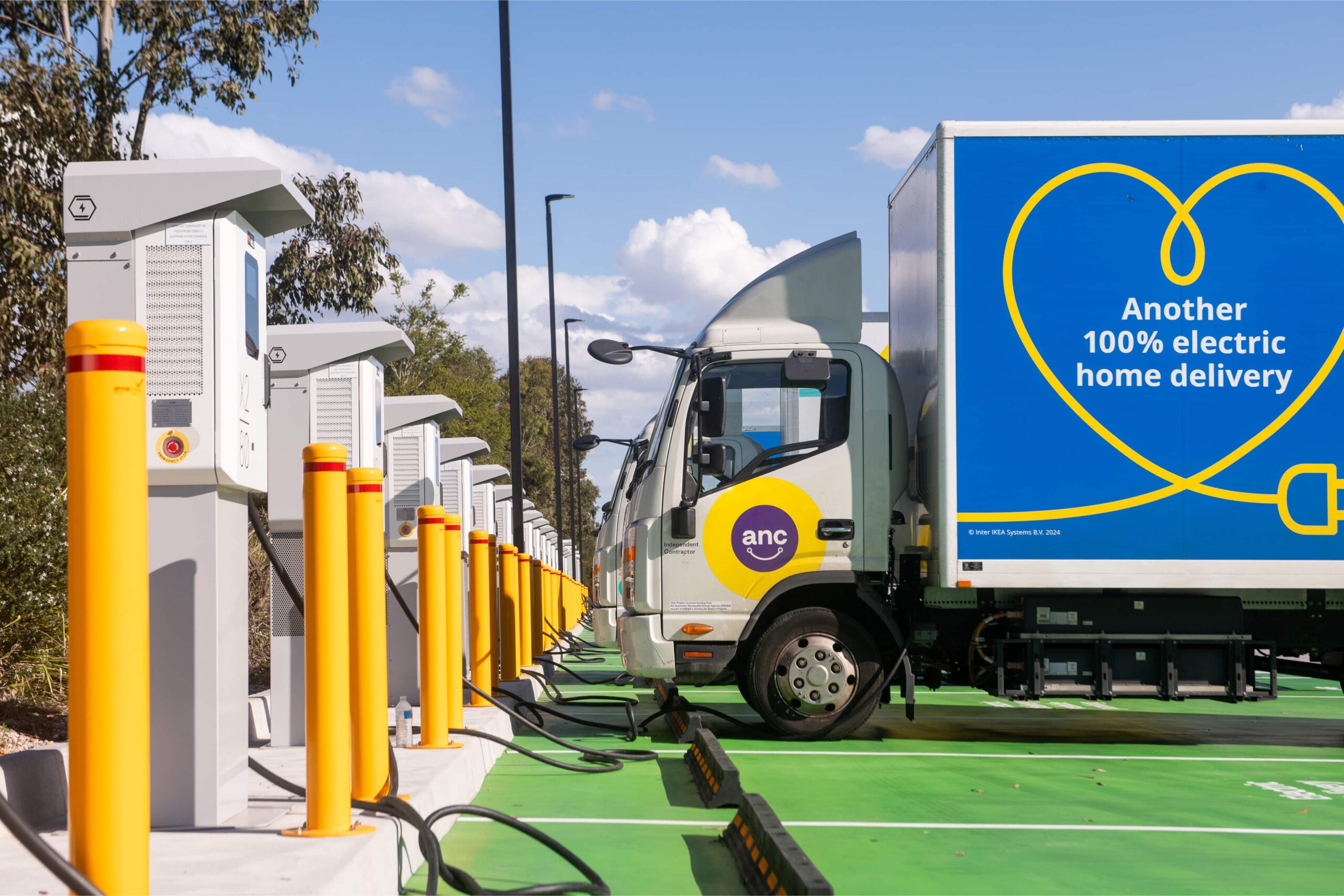 electric truck charging