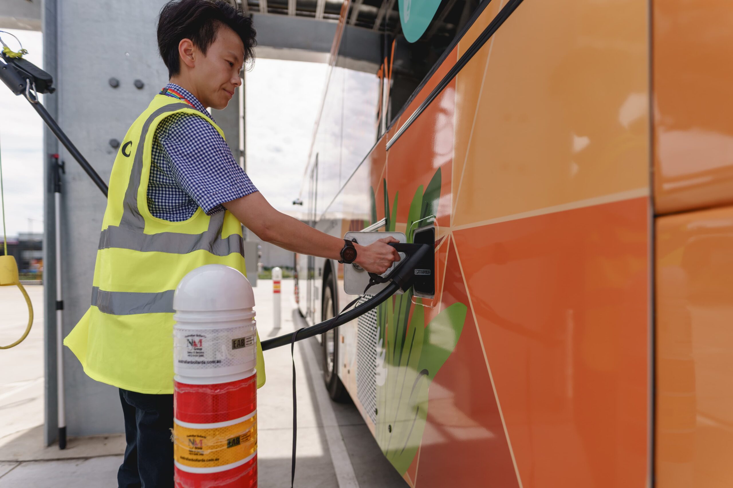 electric bus charging